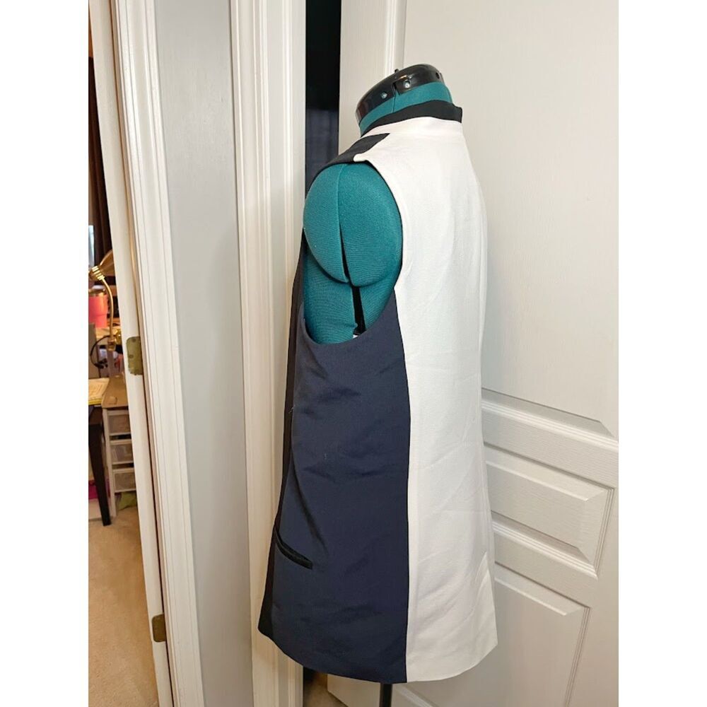 Elevenses Open Front Color Block Sleeveless Tailo… - image 4